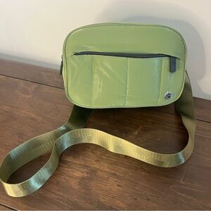 Bearpaw square double zip waist bag a versatile olive green fanny pack